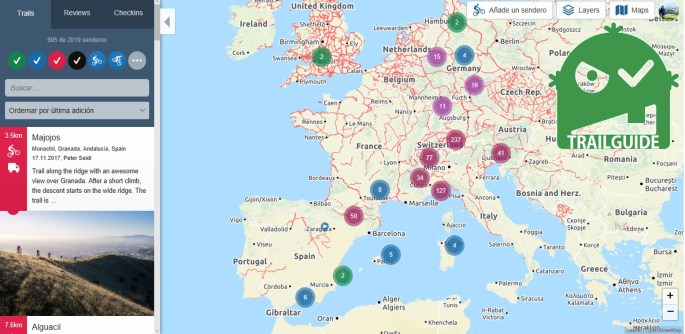 Trail Guide rutas enduro mtb