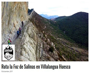 Foz de Salinas Huesca Ruta Enduro MTB 