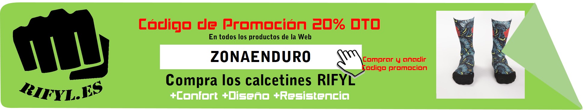 Calcetines Rifyl Promoción ZonaEnduro