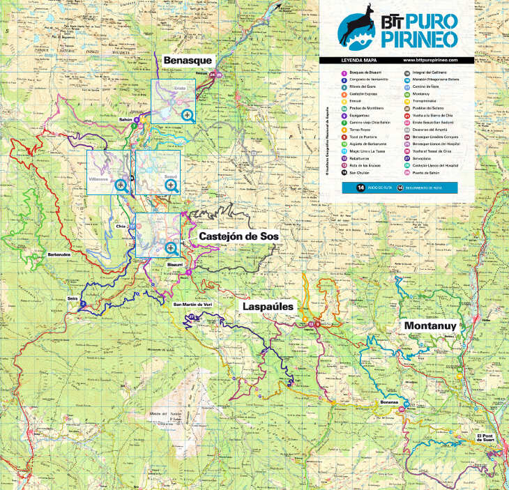 enduro puro pirineo rutas mapa