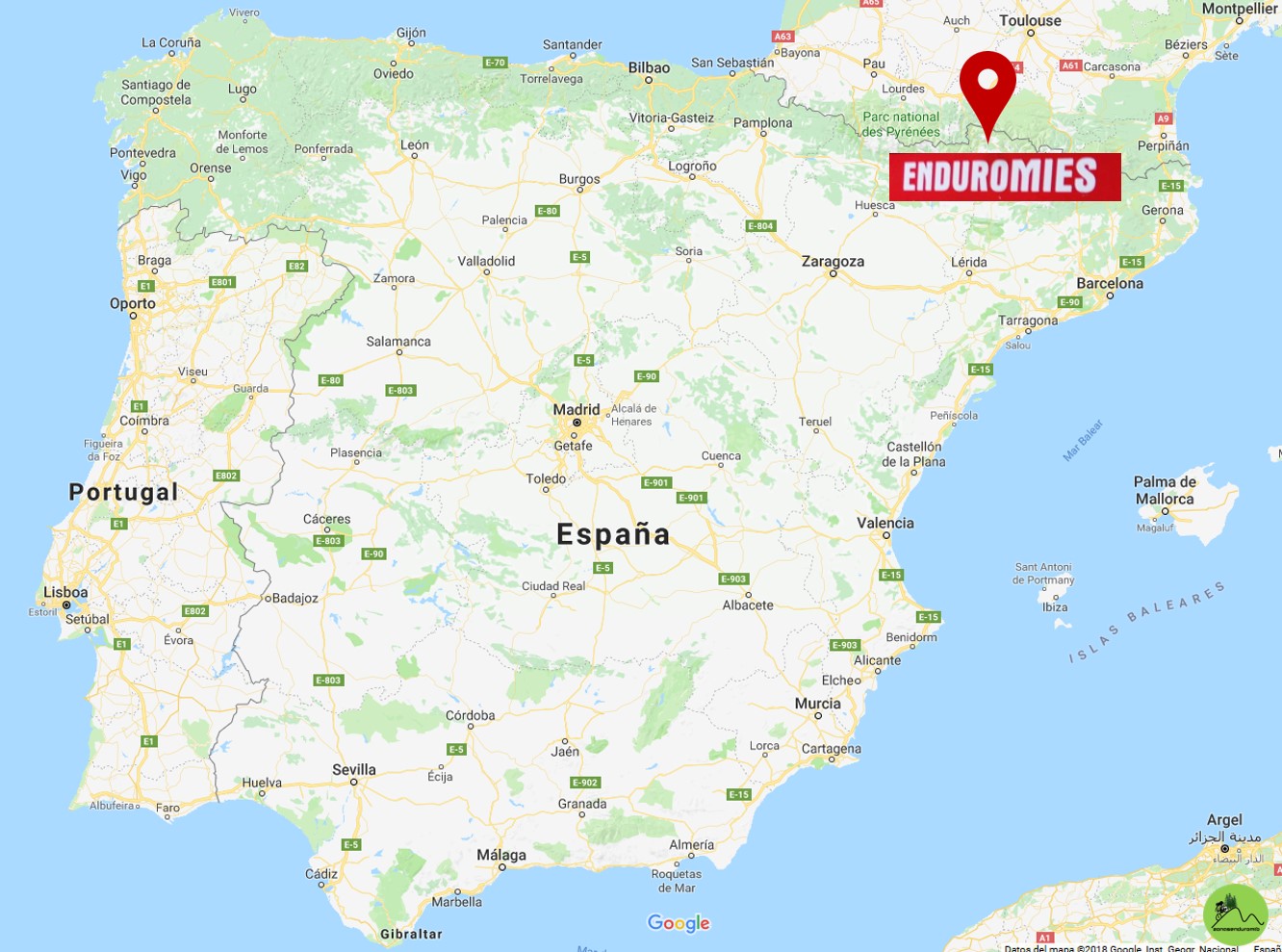 enduromies mapa españa